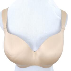 Cacique Underwire Bra 38DD Beige Tan Excellent Condition